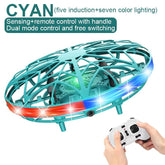 Colorful Anti-Collision Flying Helicopter Magic Hand UFO Ball Aircraft Sensing Mini Induction Drone Kids Electric Toy Gift